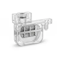 Small Damper Base Quadrada para Mangueira 3x2mm - Impressoras - imagem 1