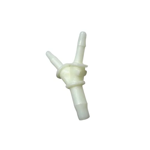Conector Y com Redução para Mangueira de Tinta 2x 4x3mm para 3x2mm