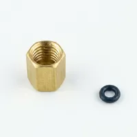 Porca com O-ring para Damper - Mangueira de Tinta 4x3mm - imagem 1