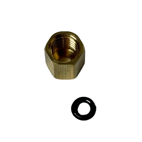 Porca com O-ring para Damper - Mangueira de Tinta 3x2mm