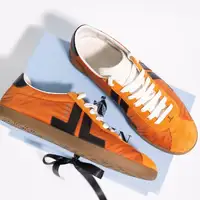 Lanvin Curb Sneakers Orange Black