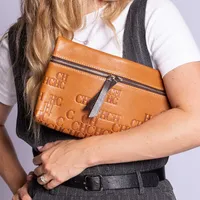 Carolina Herrera Clutch Caramelo  - imagem 2