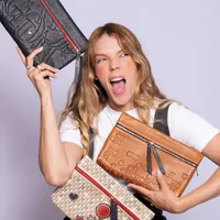 Carolina Herrera Clutch Caramelo  - imagem 5