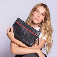 Carolina Herrera Clutch Preta  - imagem 2