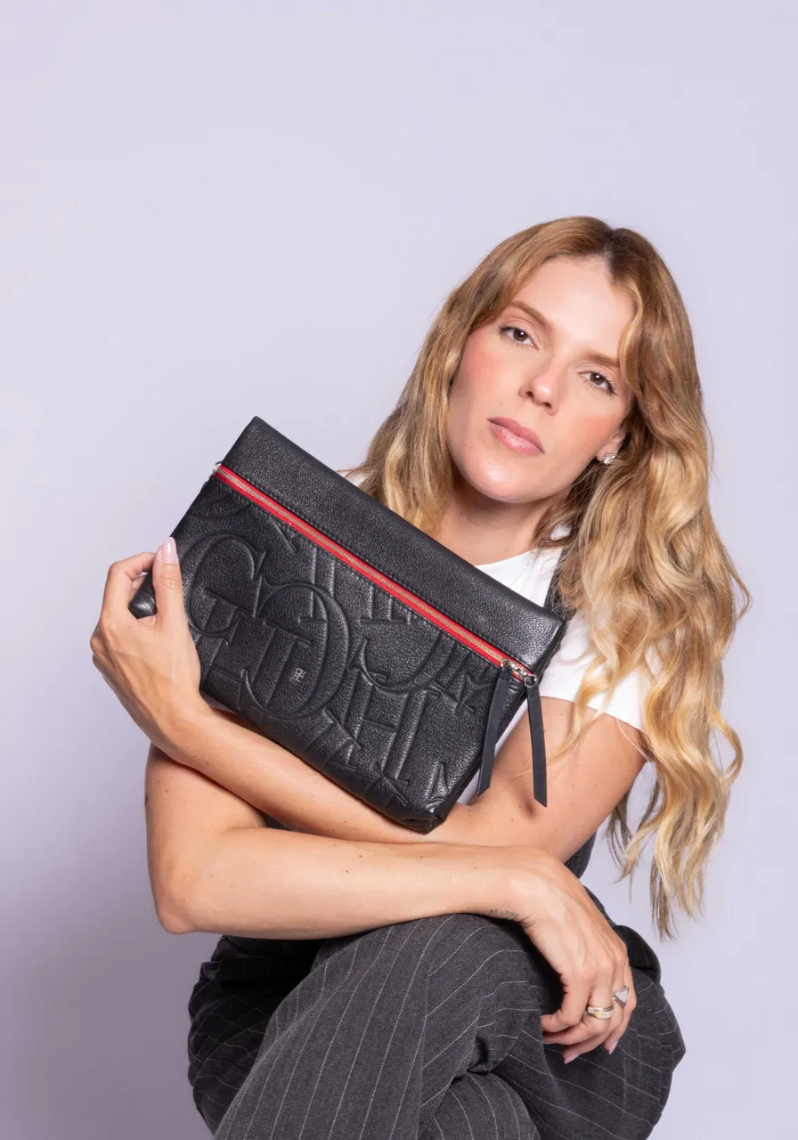 Carolina Herrera Clutch Preta 