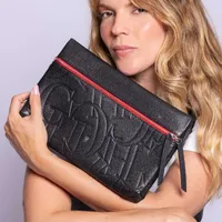 Carolina Herrera Clutch Preta  - imagem 4