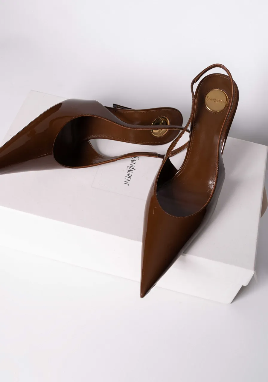 Scarpin Saint Laurent Slingback 