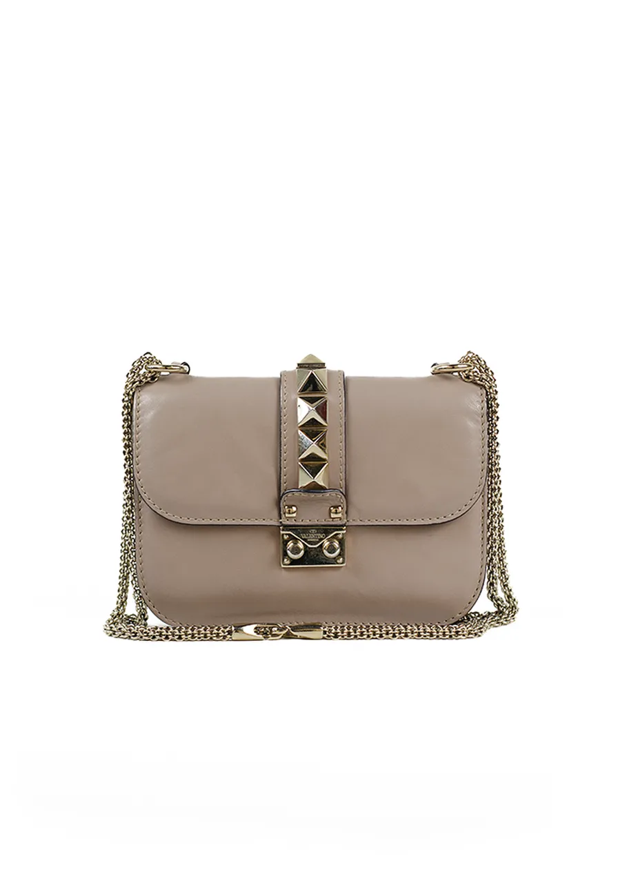 Valentino Small Glam Lock Patent