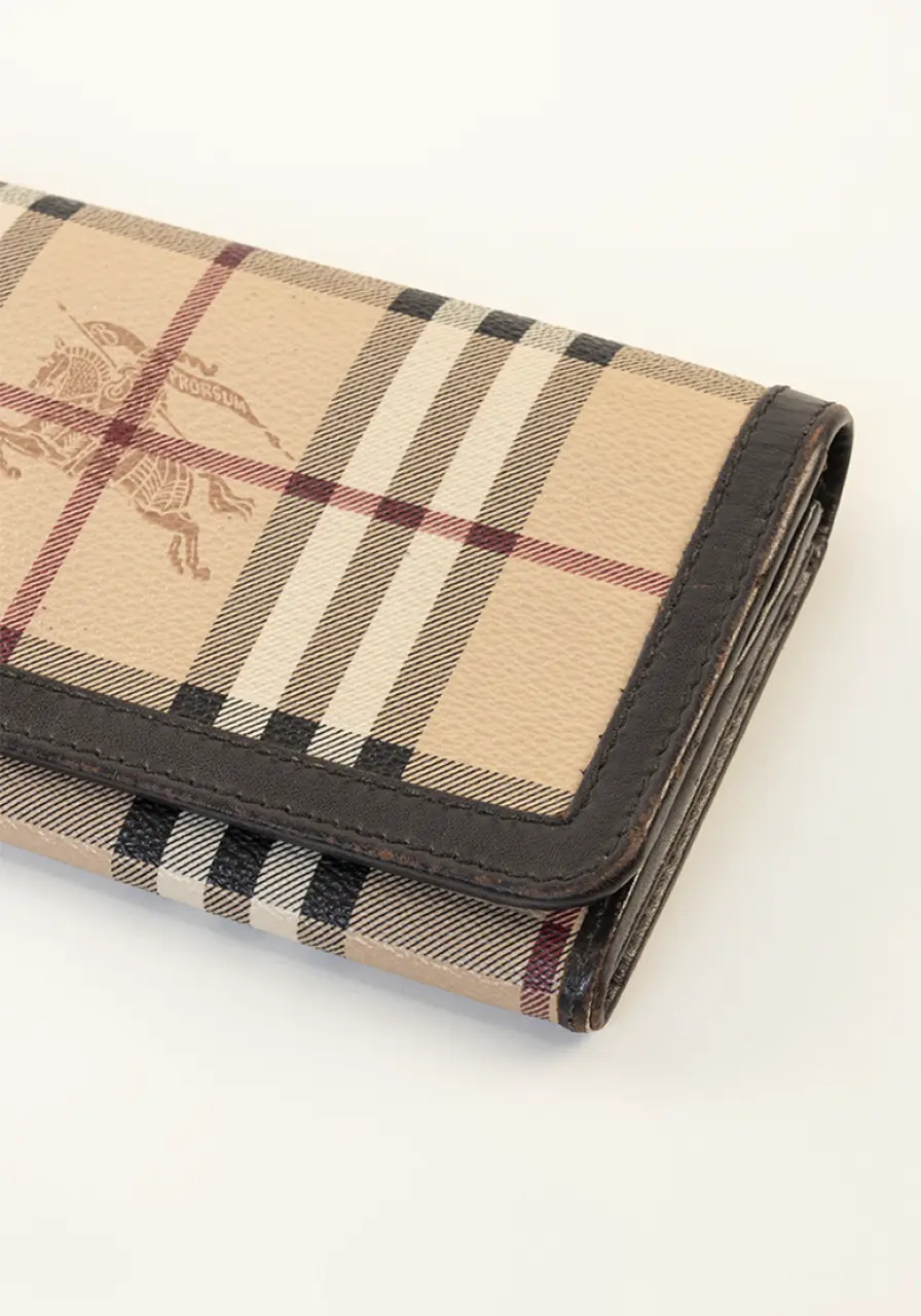 Carteira Burberry Haymarket Check