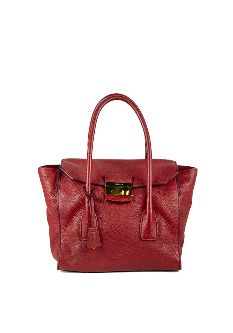 Prada Tote Red