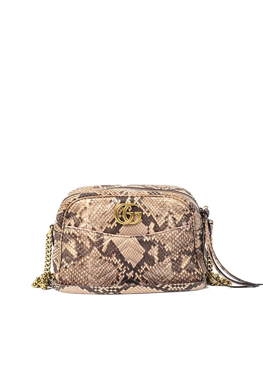 Gucci Marmont Medium Python 
