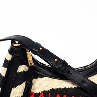 Balmain B- Army Small Shoulder Bag In Zebra - imagem 6