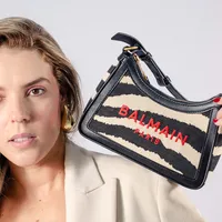 Balmain B- Army Small Shoulder Bag In Zebra - imagem 10