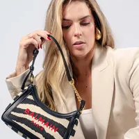 Balmain B- Army Small Shoulder Bag In Zebra - imagem 2
