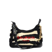 Balmain B- Army Small Shoulder Bag In Zebra - imagem 1