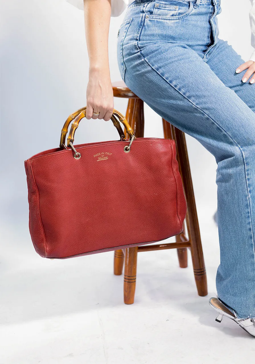 Gucci Bamboo Shopper Tote