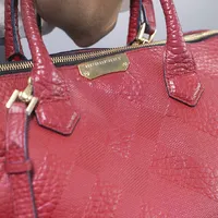 Burberry Grainy Check Leather Dewsbury Tote - imagem 3