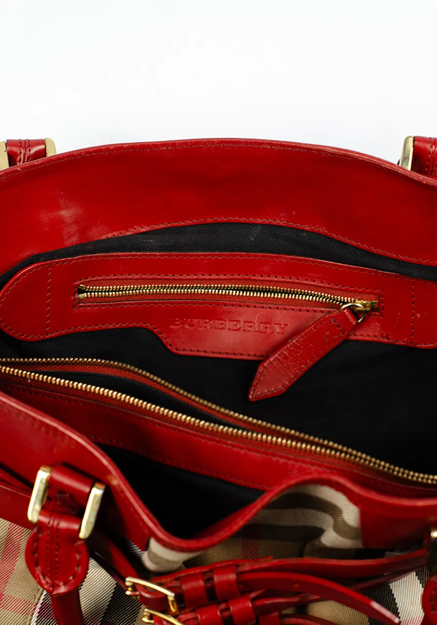 Burberry Bridle Lynher Tote Canvas 