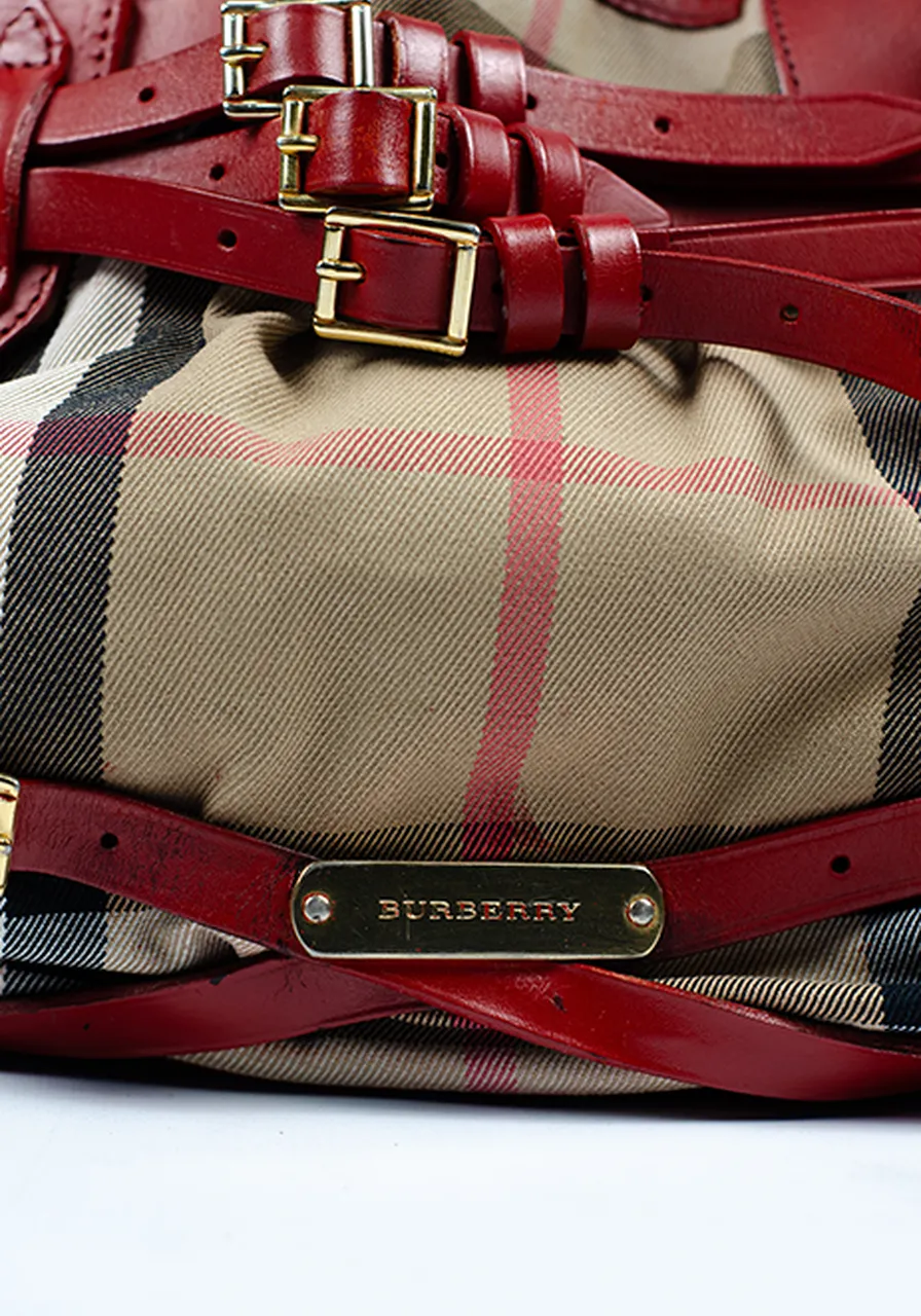 Burberry Bridle Lynher Tote Canvas 