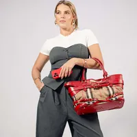 Burberry Bridle Lynher Tote Canvas  - imagem 4