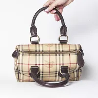 Burberry Check Bowling Bag  - imagem 5