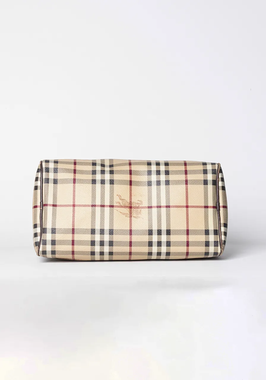 Burberry Check Bowling Bag 