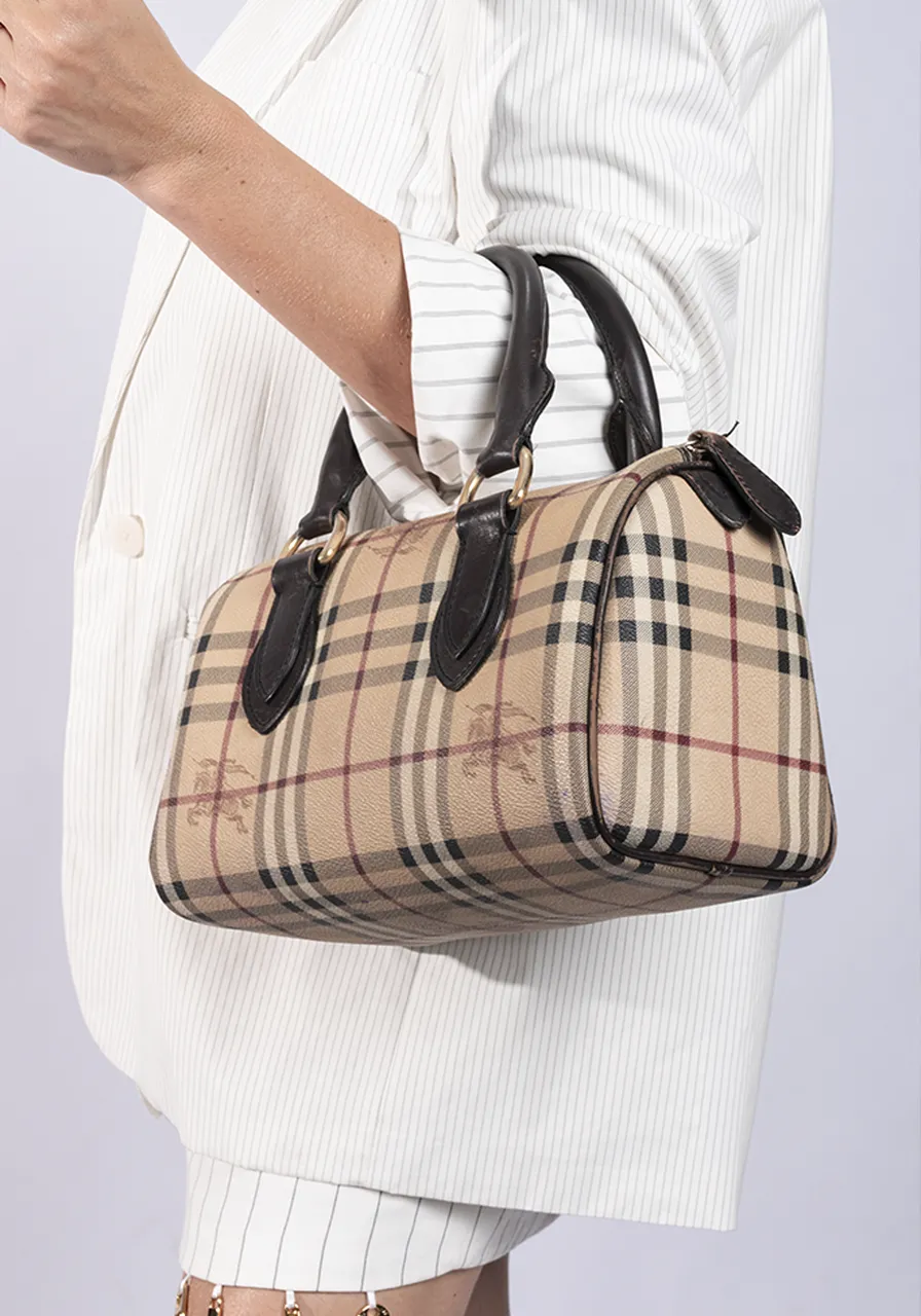 Burberry Haymarket Check Bowling 