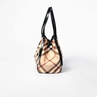 Burberry Haymarket Check Shoulder Bag - imagem 6