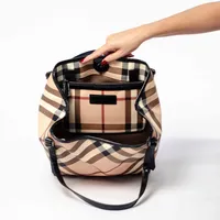 Burberry Haymarket Check Shoulder Bag - imagem 4
