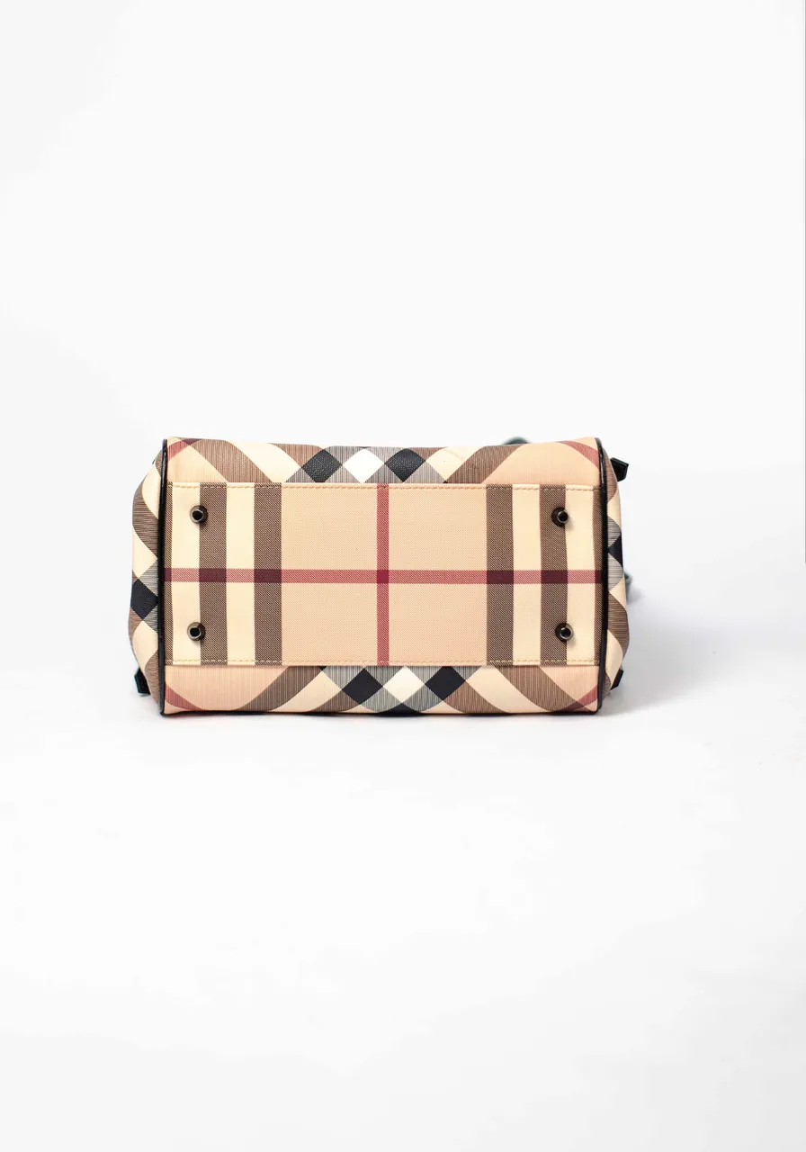 Burberry Haymarket Check Shoulder Bag
