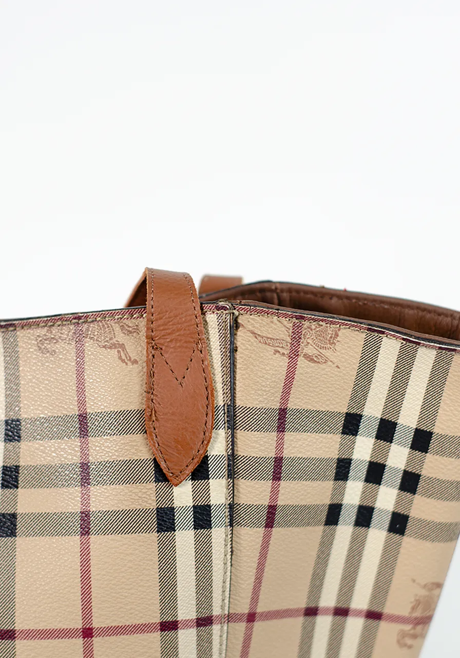 Burberry Haymarket Check Tote