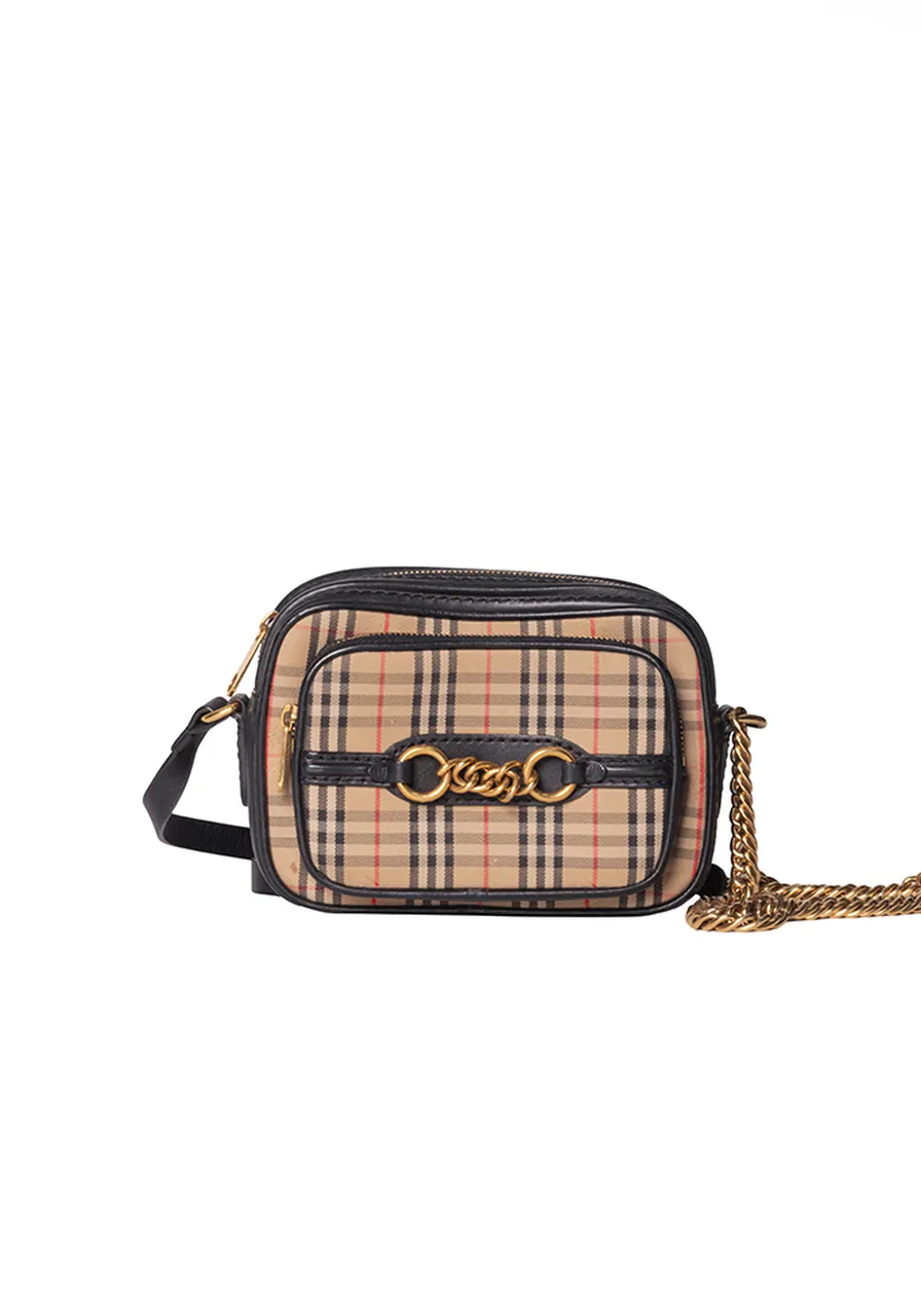 Burberry Knight Check Camera Bag 