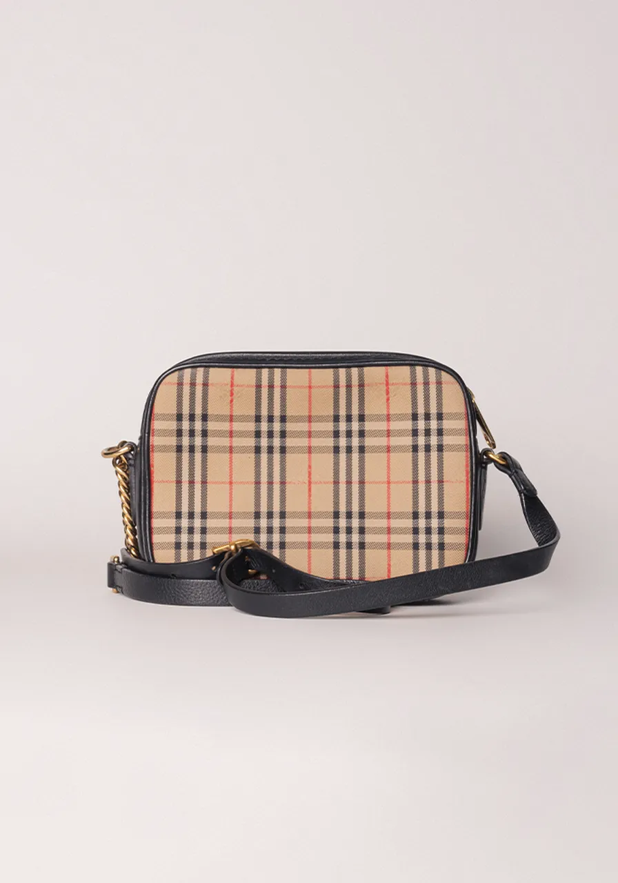 Burberry Knight Check Camera Bag 