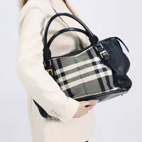 Burberry Leather Check Bag  - imagem 2