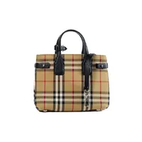Burberry Mini Haymarket Check Tote  - imagem 1