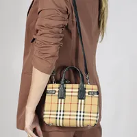 Burberry Mini Haymarket Check Tote  - imagem 2