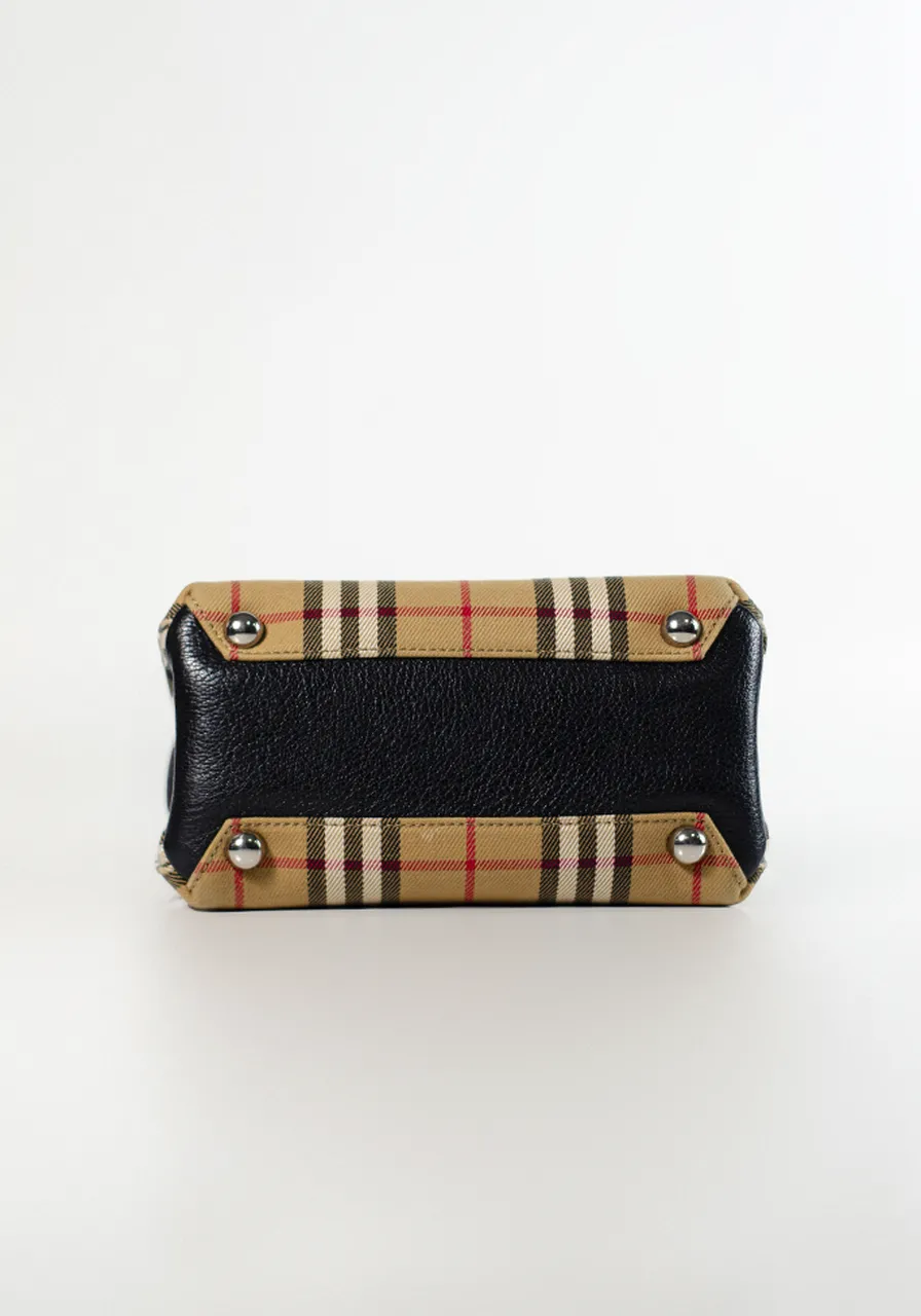 Burberry Mini Haymarket Check Tote 