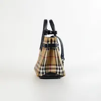 Burberry Mini Haymarket Check Tote  - imagem 7