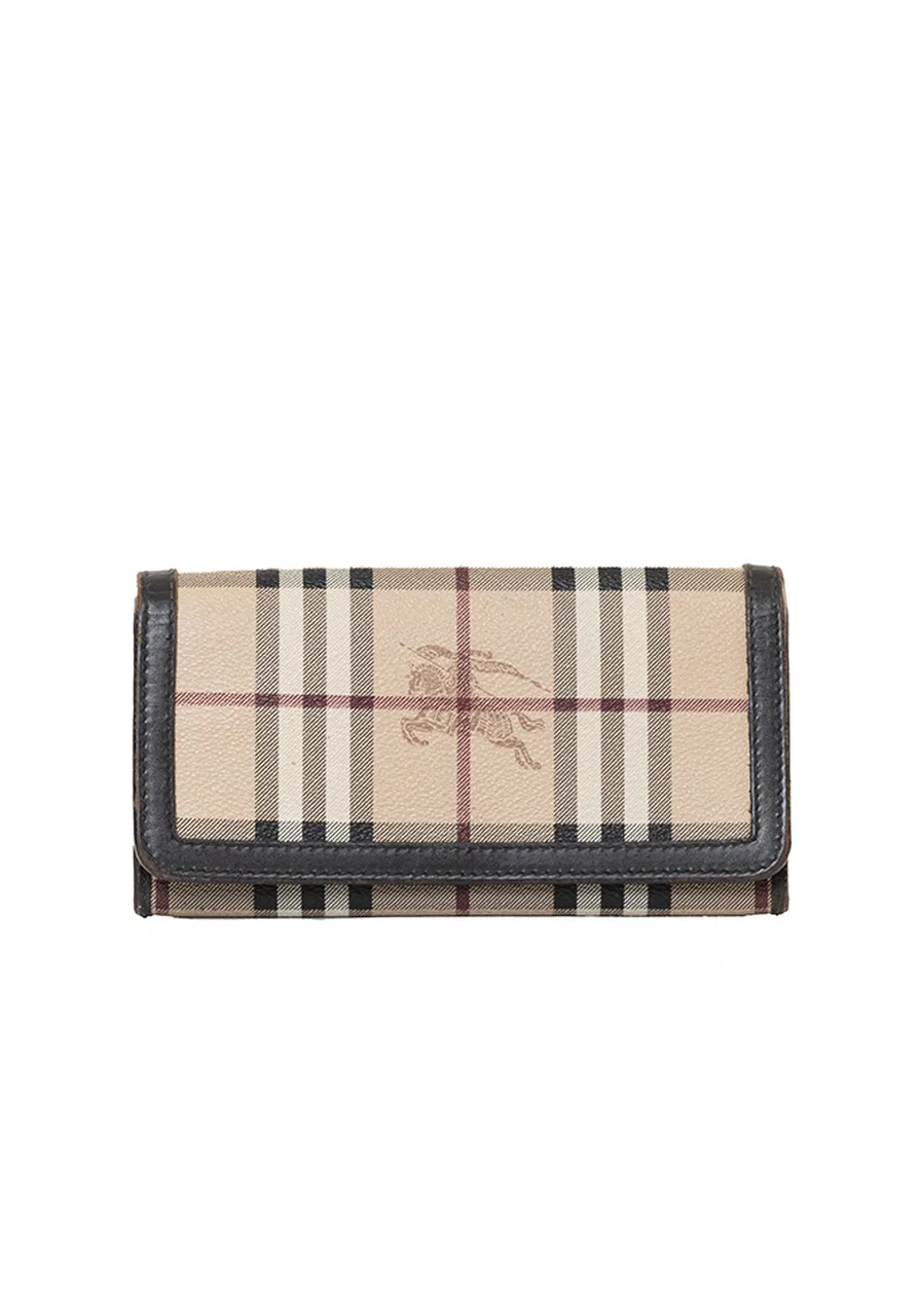 Carteira Burberry Haymarket Check 