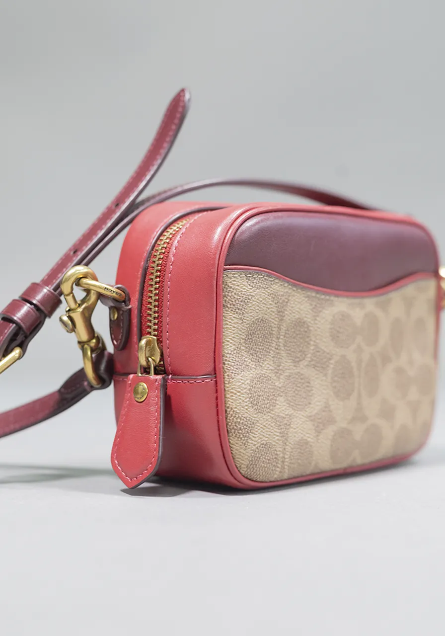 Coach Canvas Signature Câmera Bag