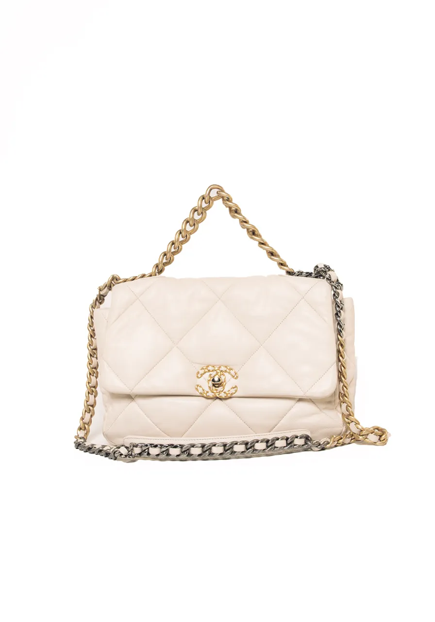 Chanel 19 Flap Goatskin 