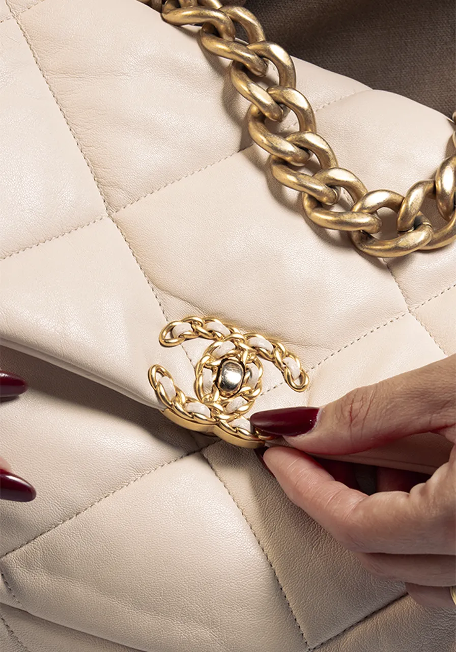 Chanel 19 Flap Goatskin 