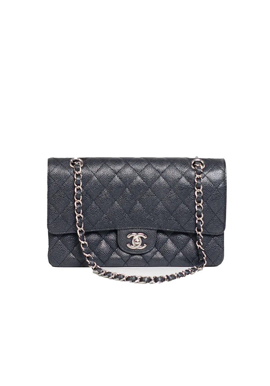 Chanel Medium Double Flap Caviar 