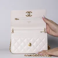 Chanel Classic Wallet On Chain  - imagem 8