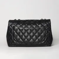 Chanel Double Flap Jumbo Caviar - imagem 6