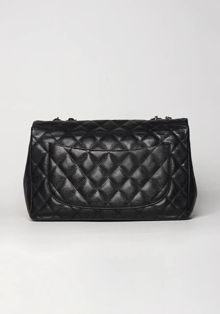 Chanel Double Flap Jumbo Caviar