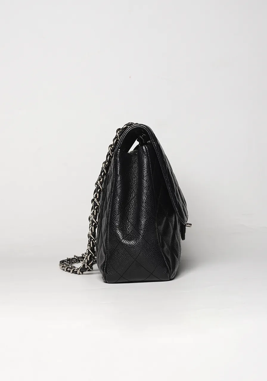 Chanel Double Flap Jumbo Caviar