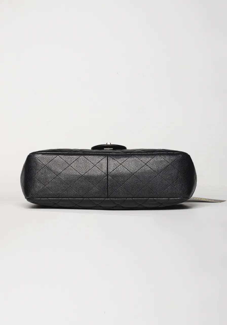 Chanel Double Flap Jumbo Caviar