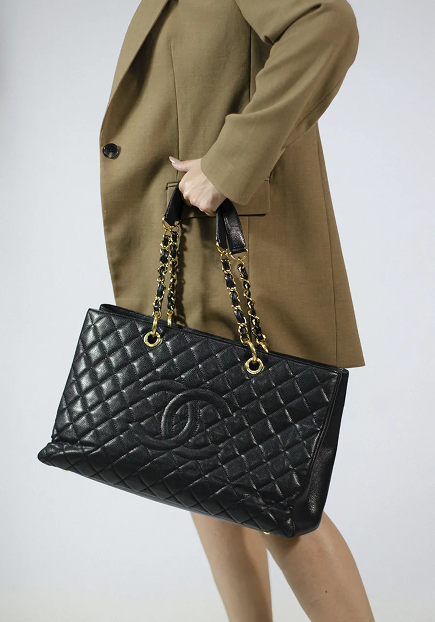 Chanel XL Grand Shopping Tote Caviar 