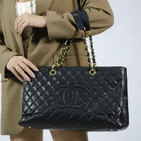 Chanel XL Grand Shopping Tote Caviar  - imagem 3